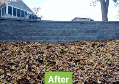 Retaining Wall Construction Project in East Longmeadow, MA