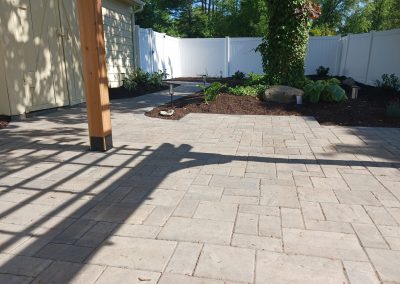 Stone Patio, Walkway Installation an Pergola Construction in Agawam, MA